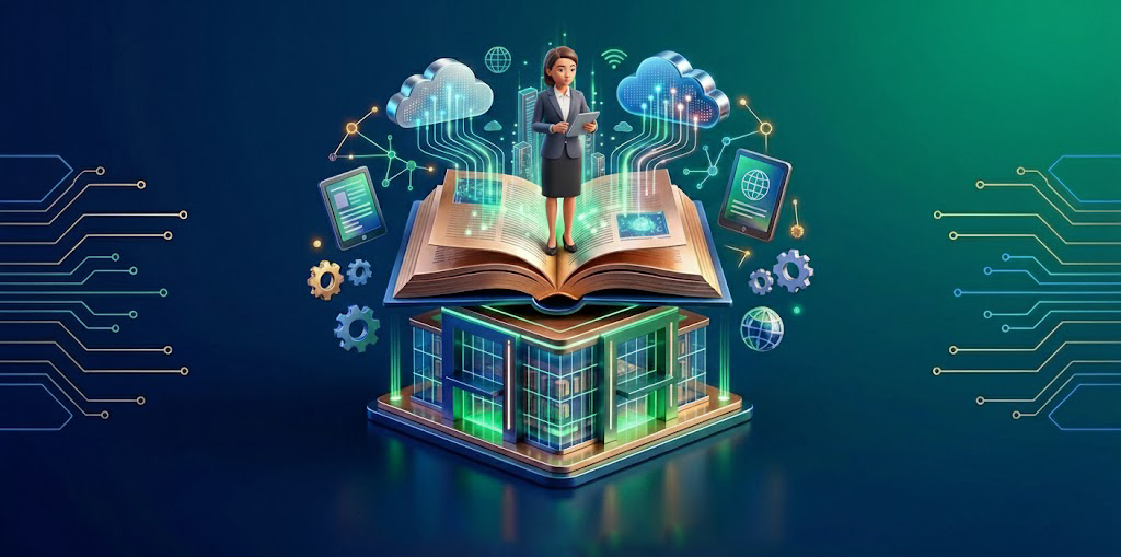 ตัวอย่างการเข้าใช้งานระบบครู E-Library